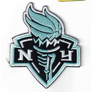 New York Liberty WNBA Team Logo Embroidered 3in Iron / Sew-On Patch